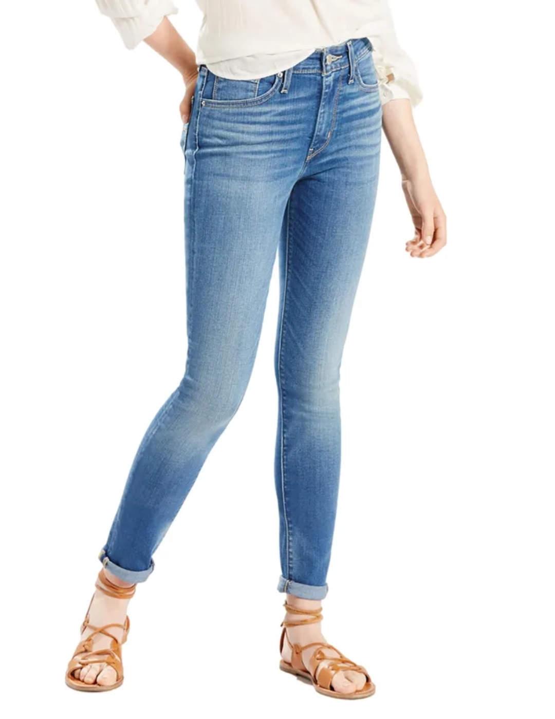 Pantalón vaquero Levi´s 721 azul medio skinny para mujer