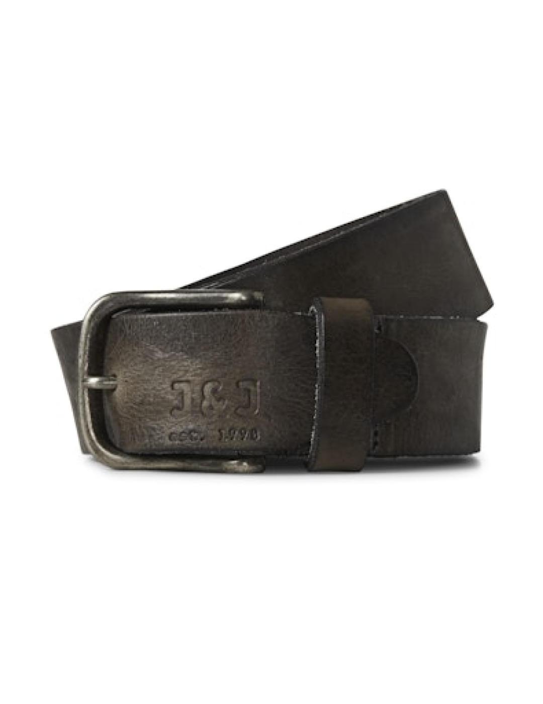 Cinturón Jack&Jones Dave gris oscuro para hombre