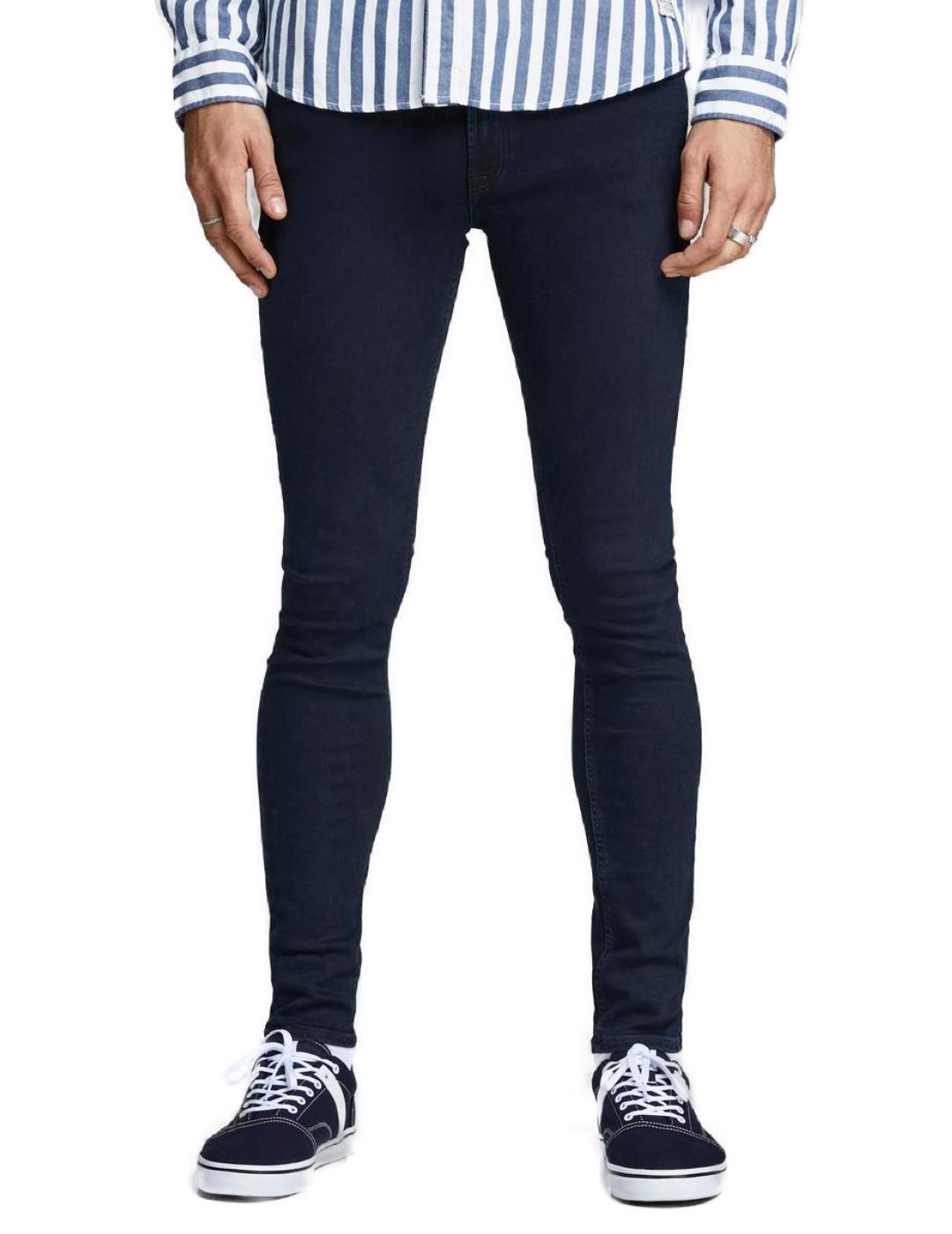 Pantalón vaquero Jack&Jones Liam skinny negro para hombre