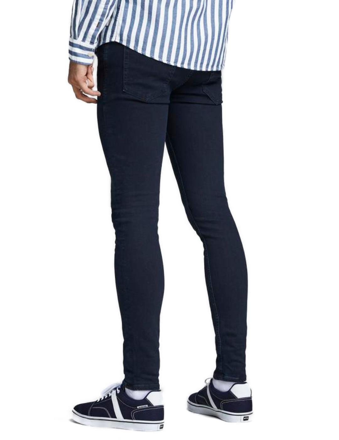 Pantalón vaquero Jack&Jones Liam skinny negro para hombre