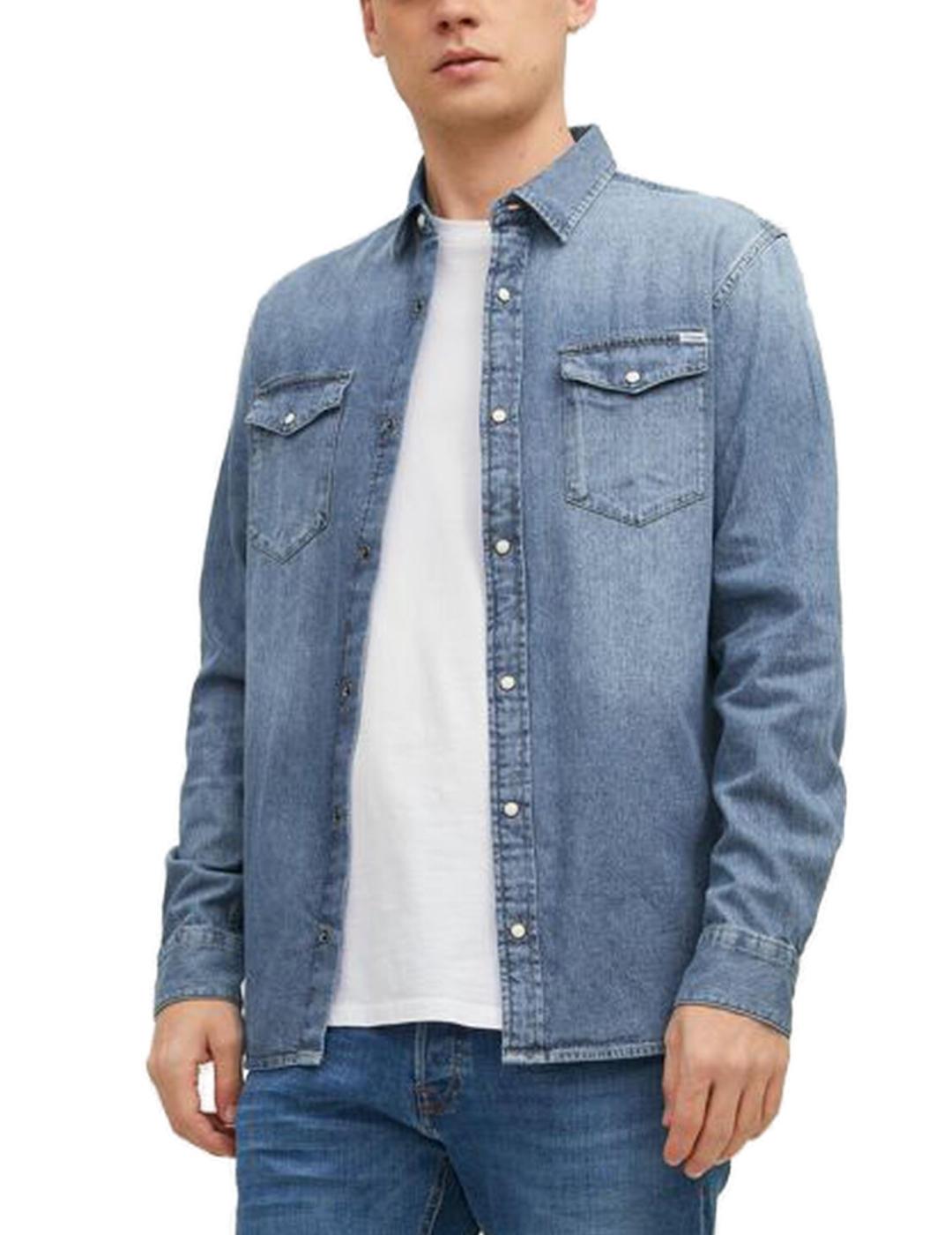 Camisa Jack&Jones Sheridan denim para hombre-&
