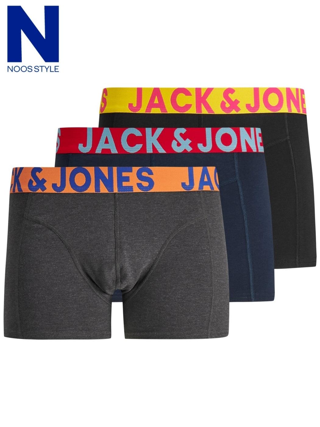 Íntimo Jack&Jones Trunk pack3 colores oscuros para hombre