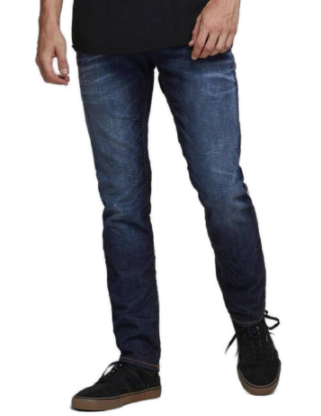 Vaquero Jack&Jones Tim Noos slim marino hombre-&
