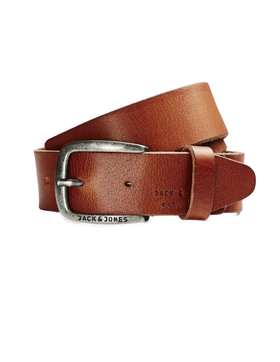 Cinturon Jack&Jones Paul Noos camel para hombre-&