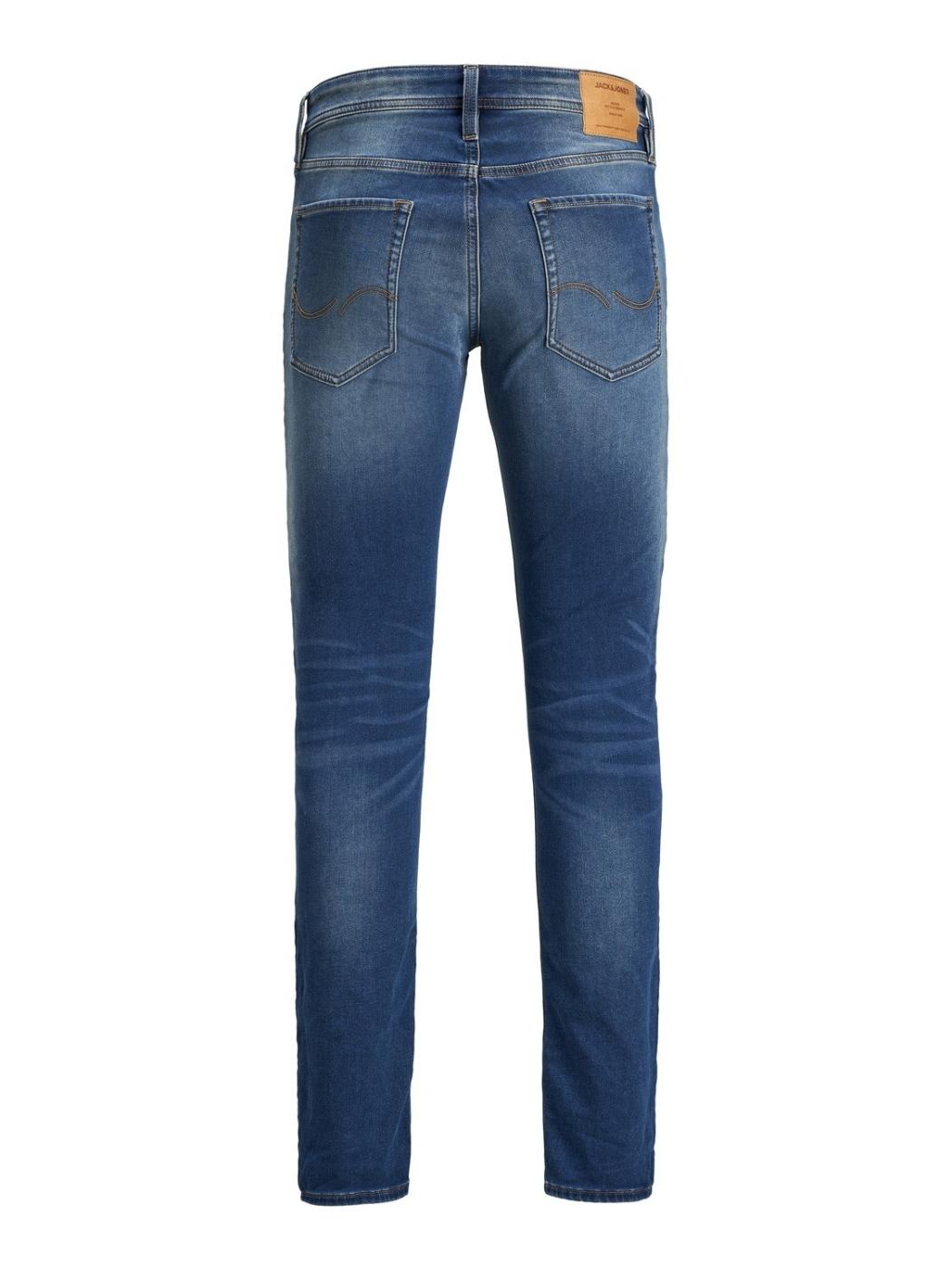 Pantalón vaquero Jack/df01Jones Glenn slim azul medio de hombre