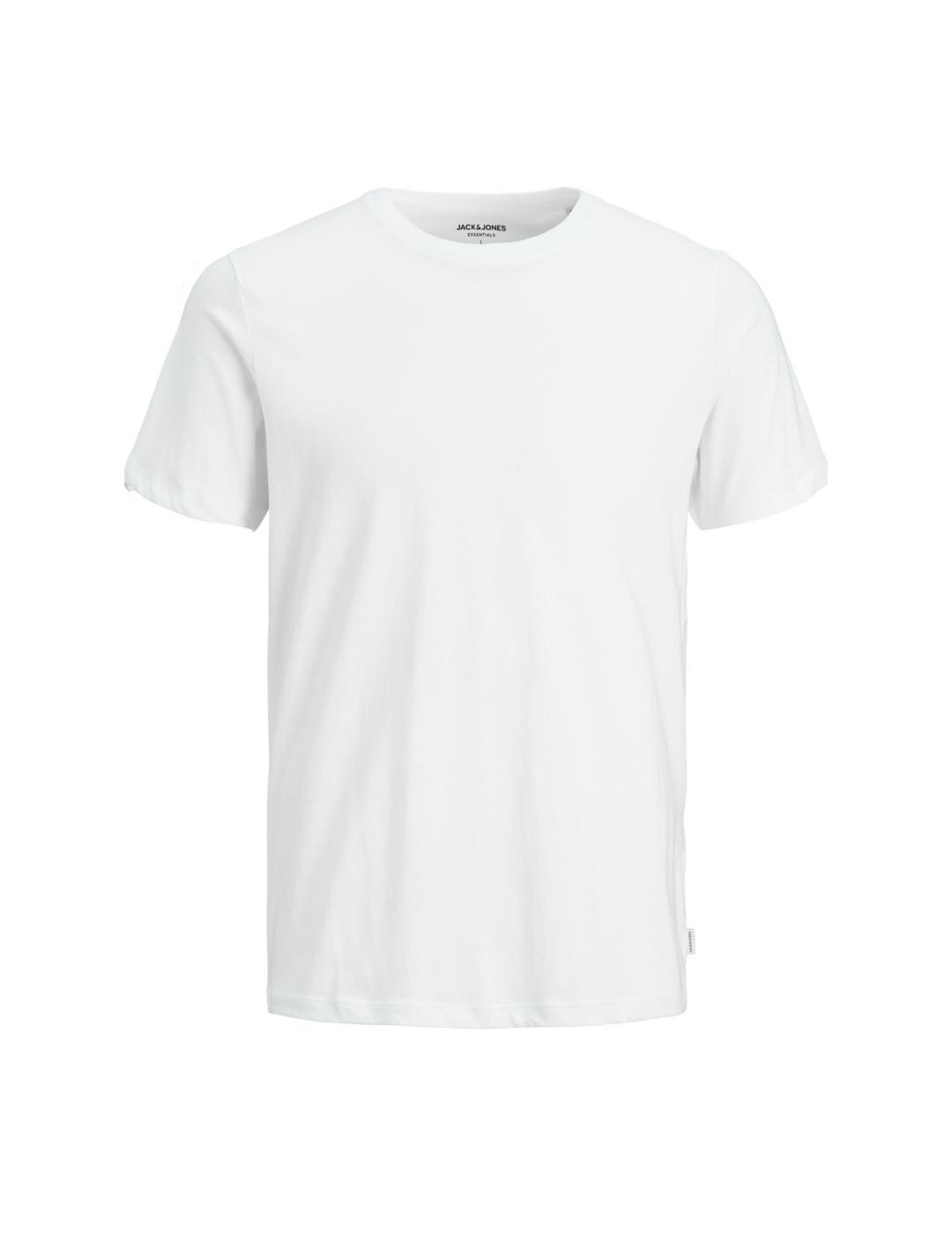 Camiseta Jack&Jones Organic blanco de hombre-&