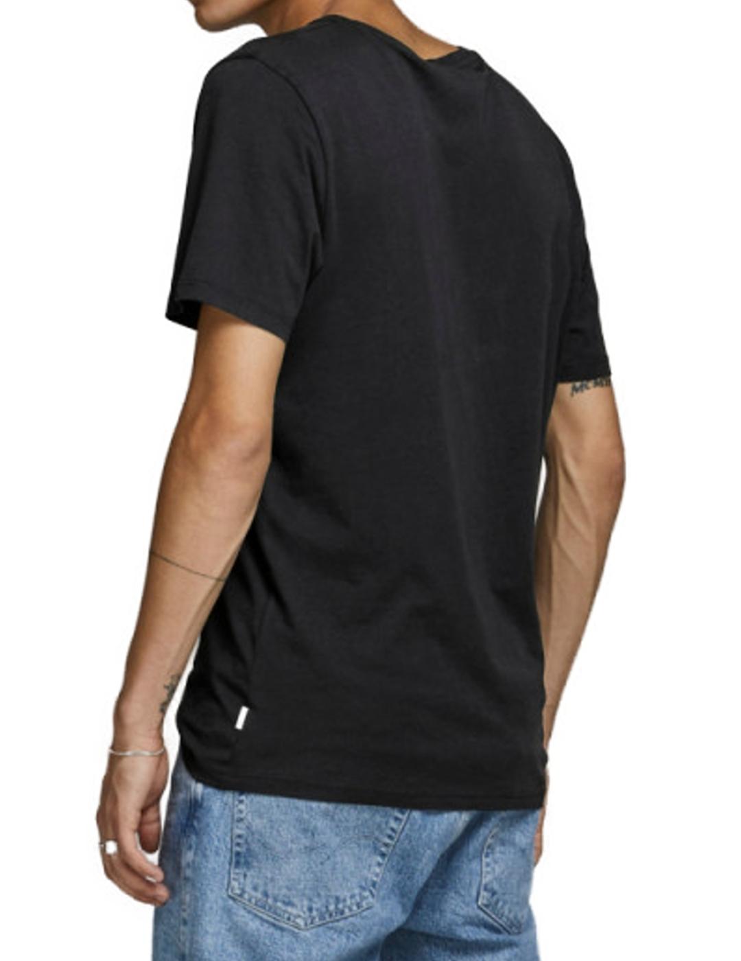 Camiseta Jack&Jones Organic negro de hombre-&