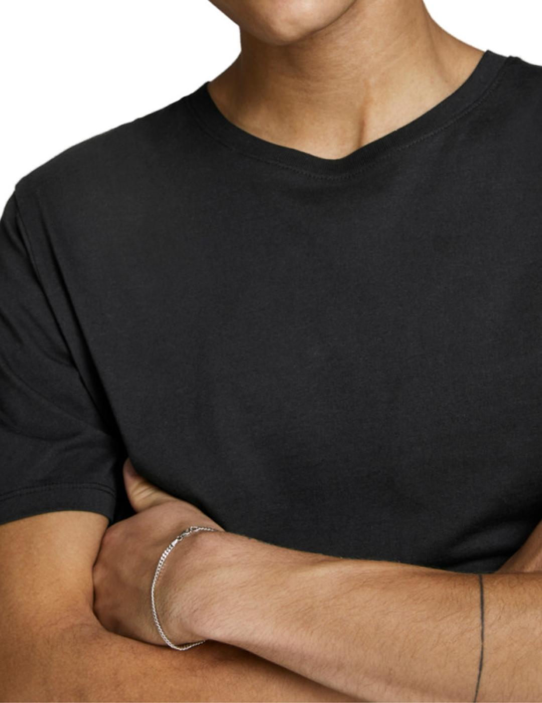 Camiseta Jack&Jones Organic negro de hombre-&