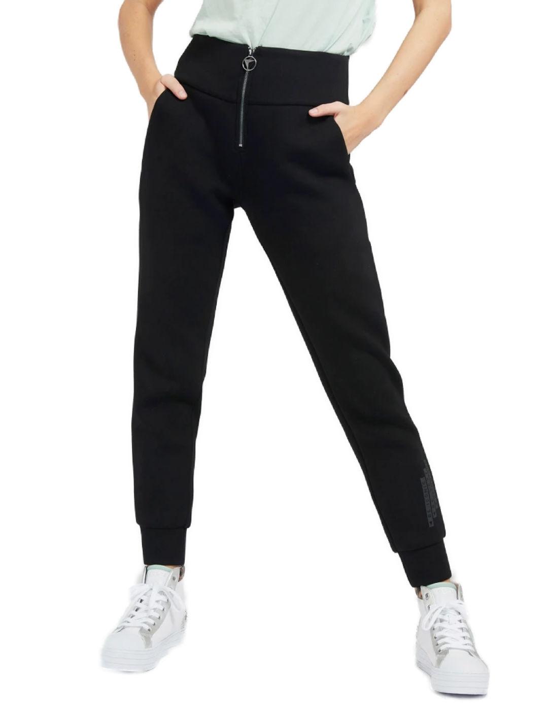 Pantalón Guess neopreno con puño Regular para mujer