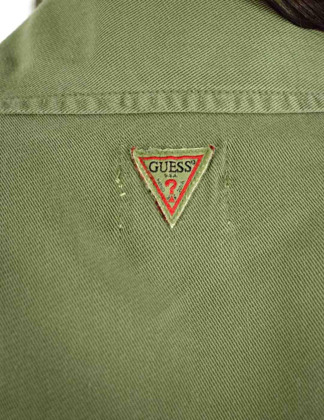 Mono Guess Srenity verde manga corta para mujer