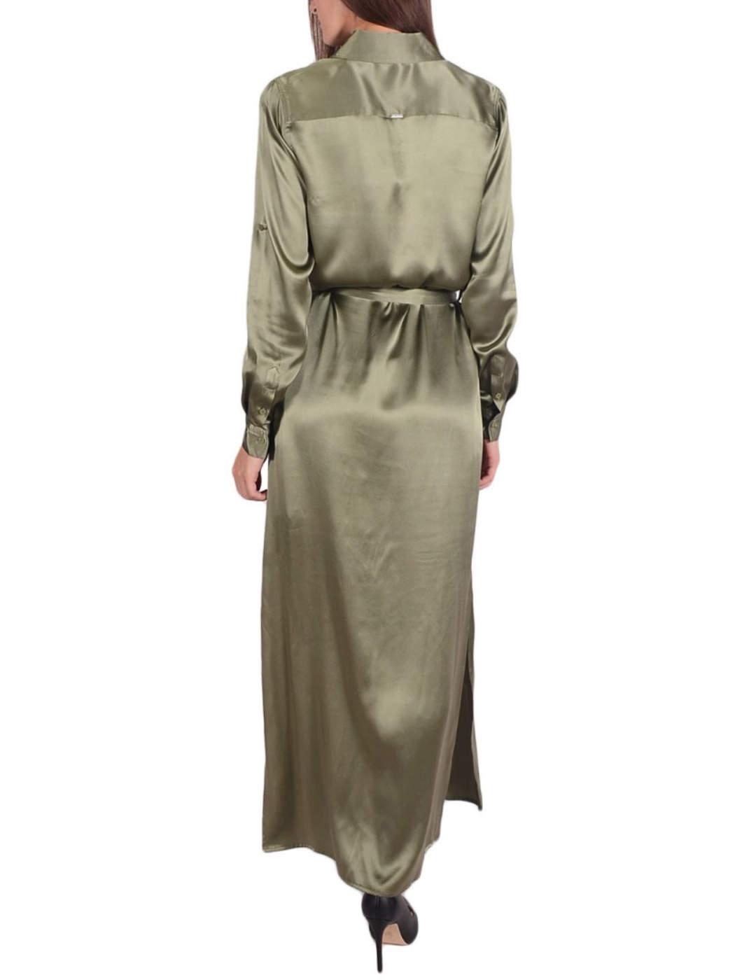 Vestido Guess Liliana verde para mujer-z