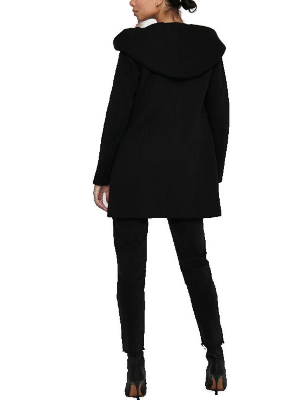 Abrigo Only Sedona Noos negro para mujer-&
