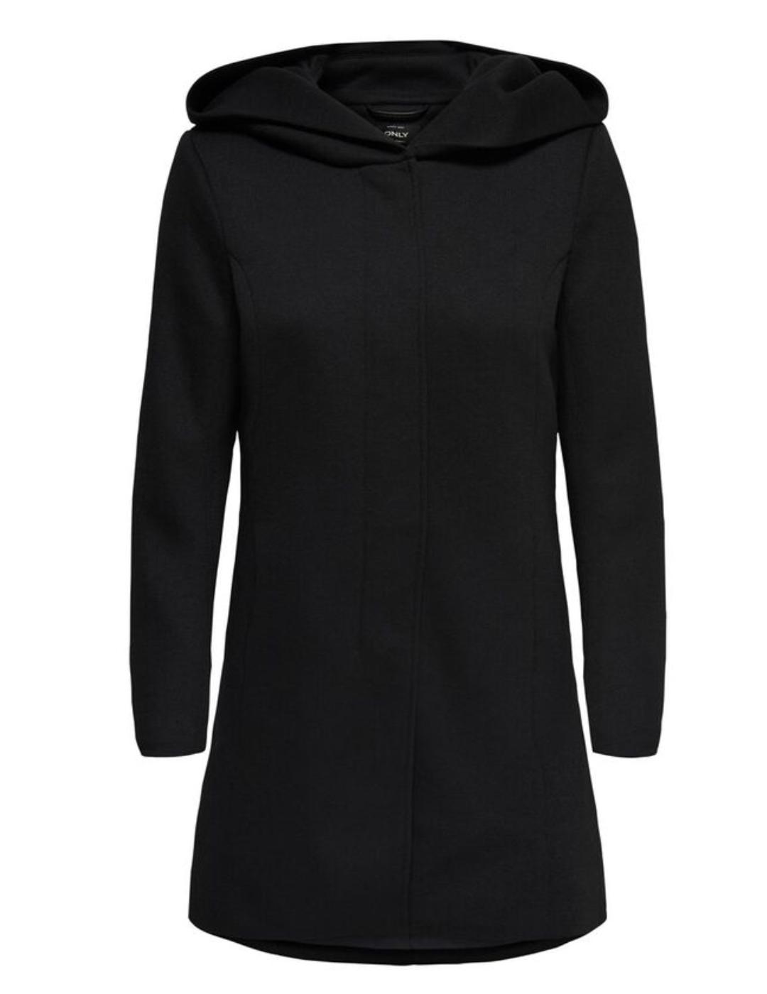 Abrigo Only Sedona Noos negro para mujer-&
