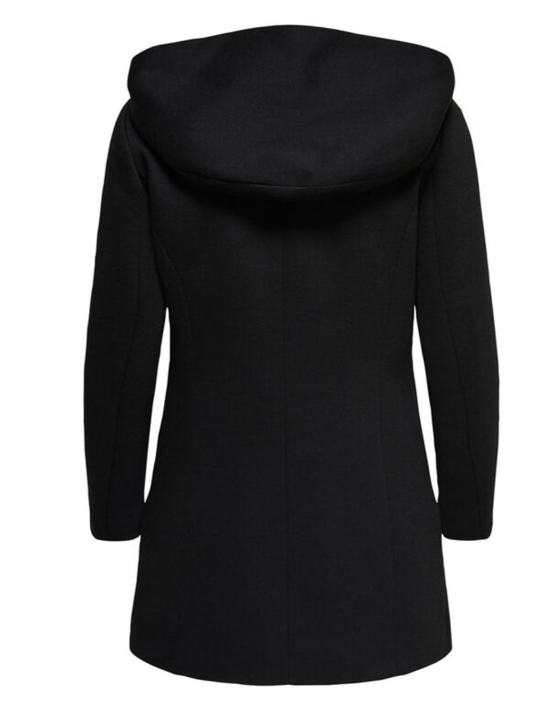 Abrigo Only Sedona Noos negro para mujer-&