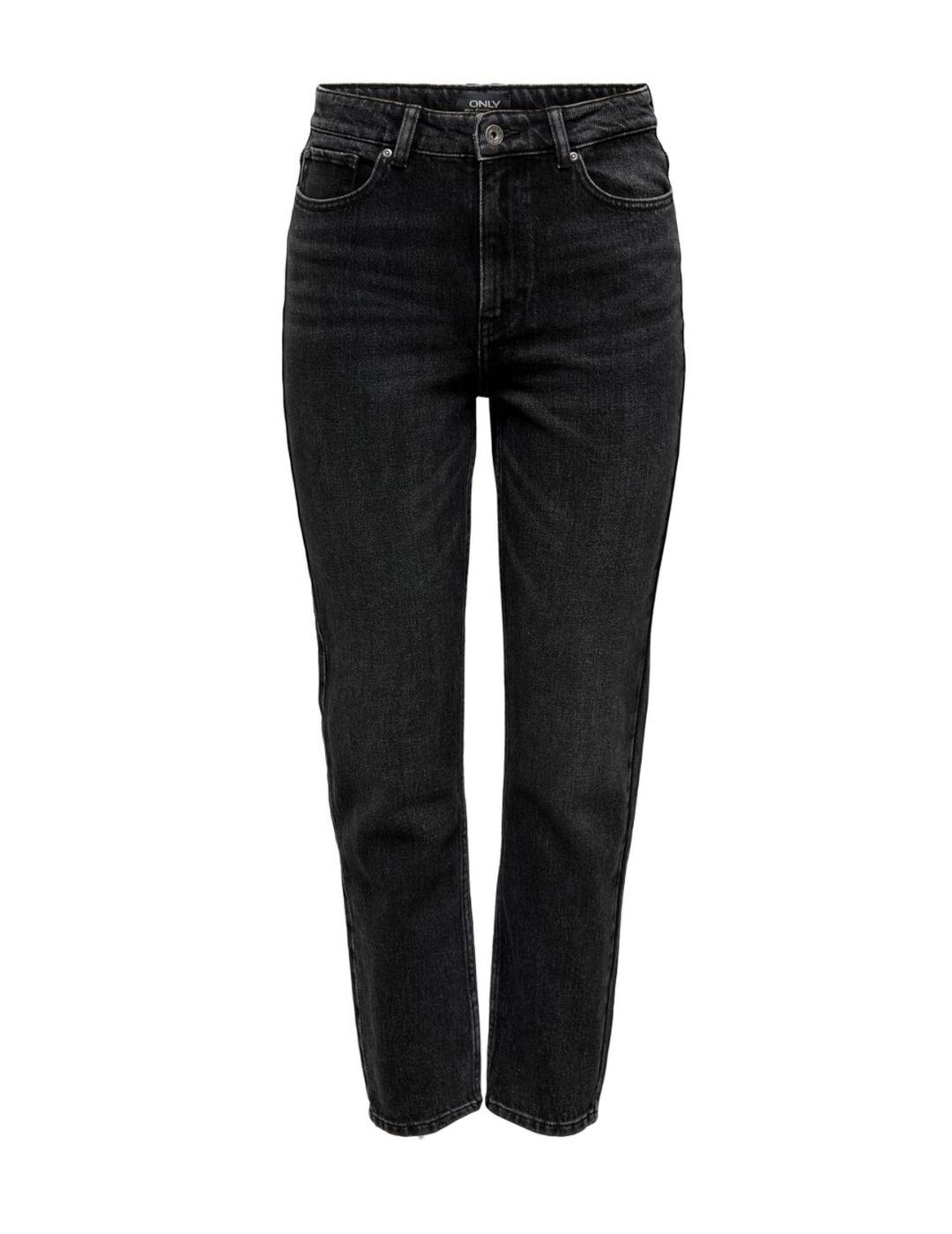 Pantalón vaquero Only Emily negro para mujer-&