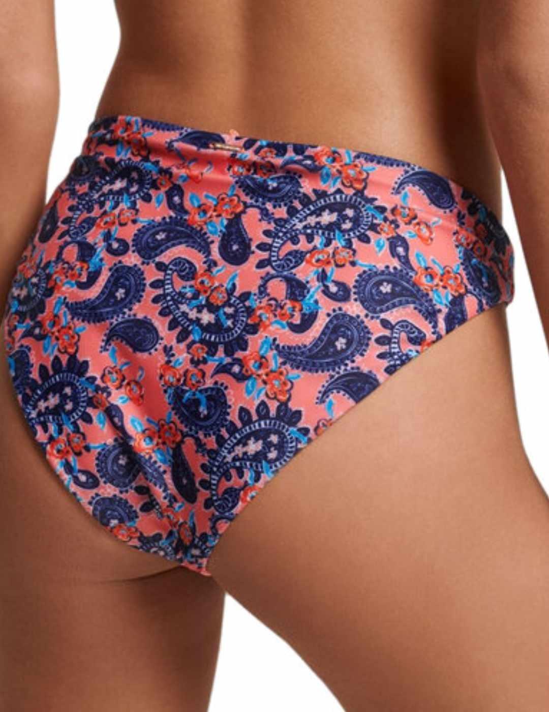 Braga Superdry bikini Surf marino/coral para mujer-a