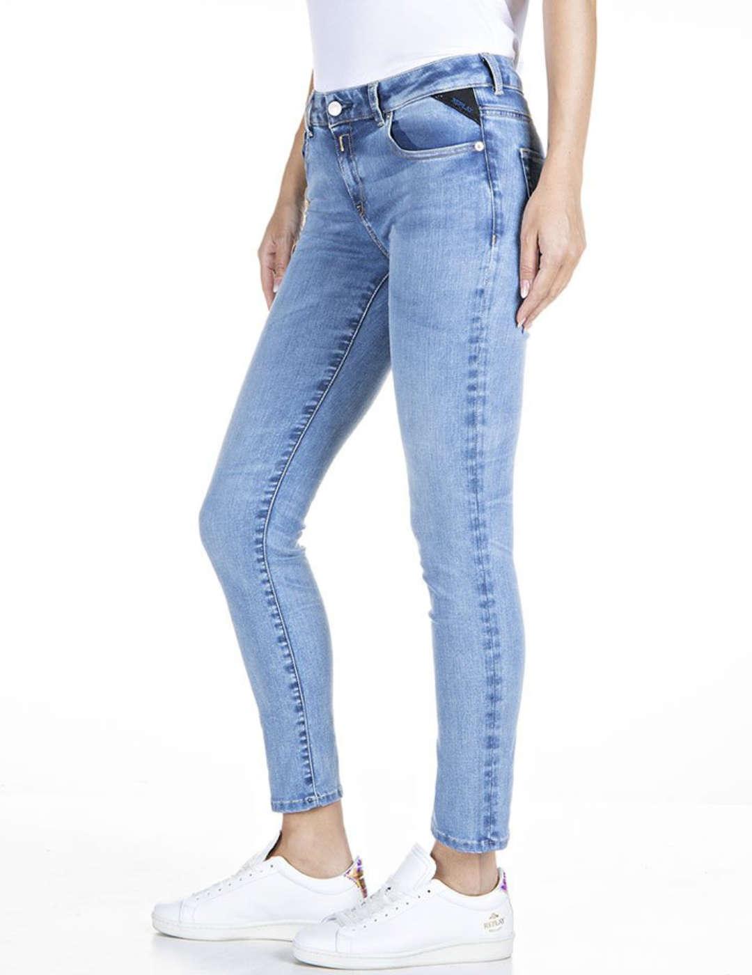 Vaquero Replay Faaby azul claro para mujer-/df01