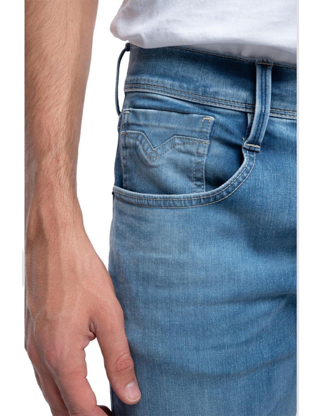 Vaquero Replay Hyperflex azul claro de hombre