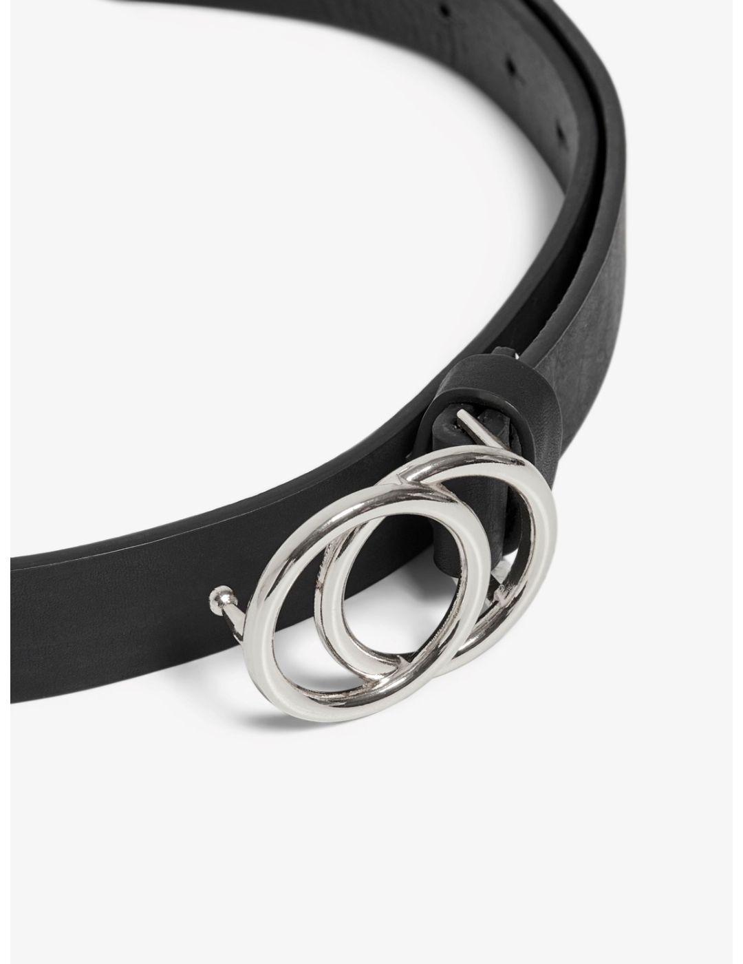 Cinturón Only Rasmi plateado para mujer- &