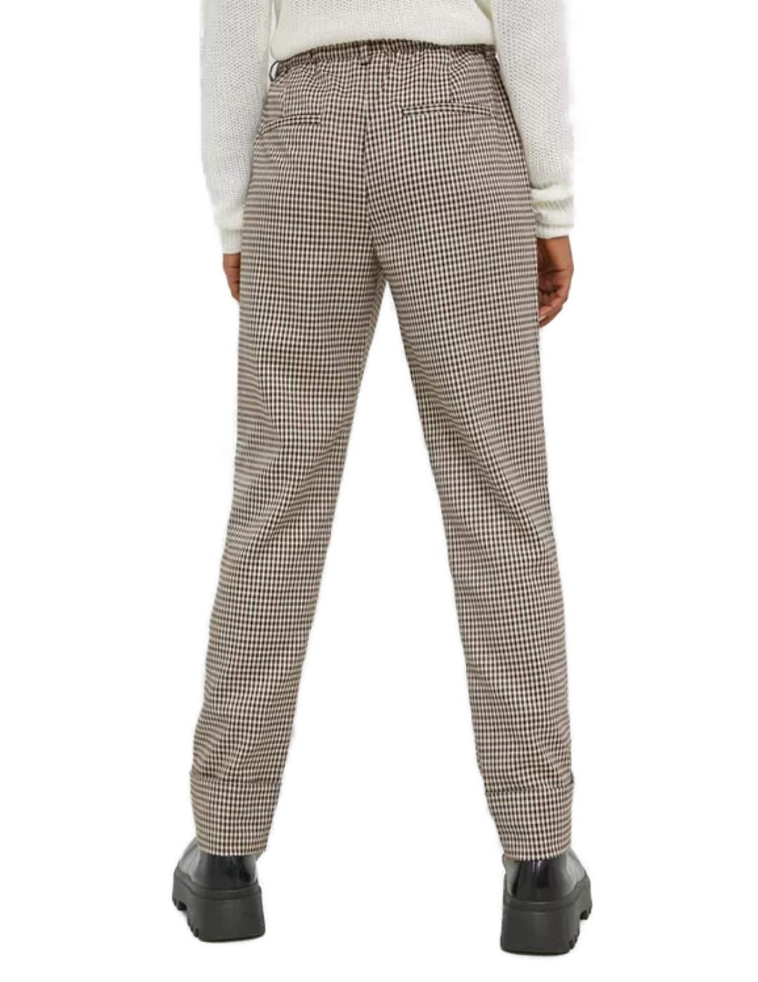 Pantalon Vila Jodi beige para mujer -b