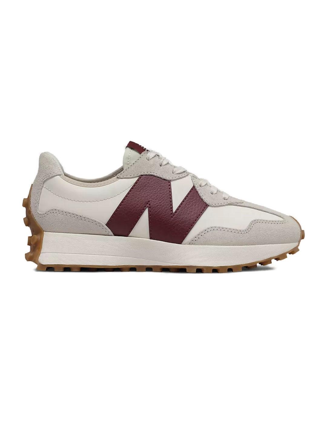 Zapatillas New Balance WS327KA blanco N granate unisex