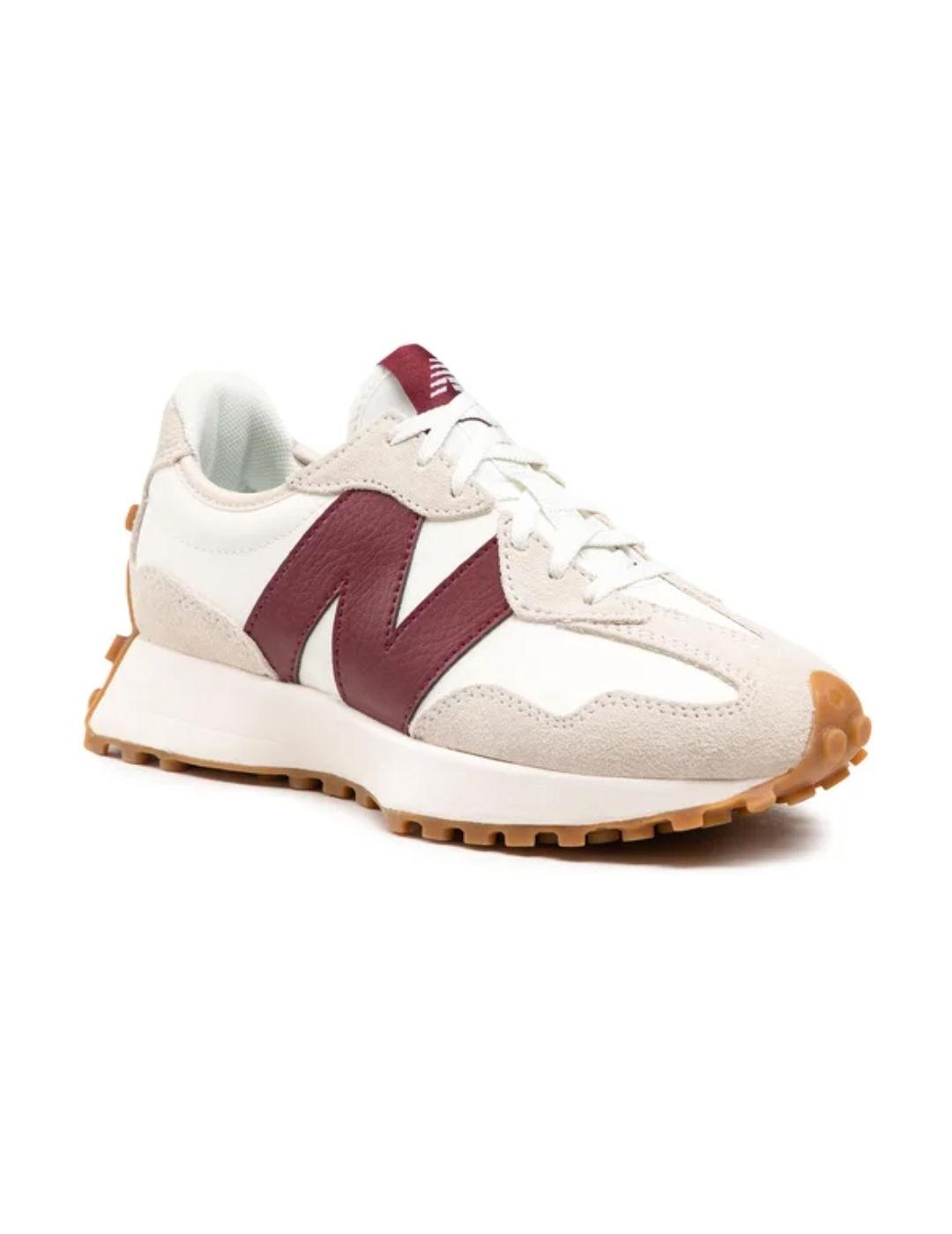 Zapatillas New Balance WS327KA blanco N granate unisex