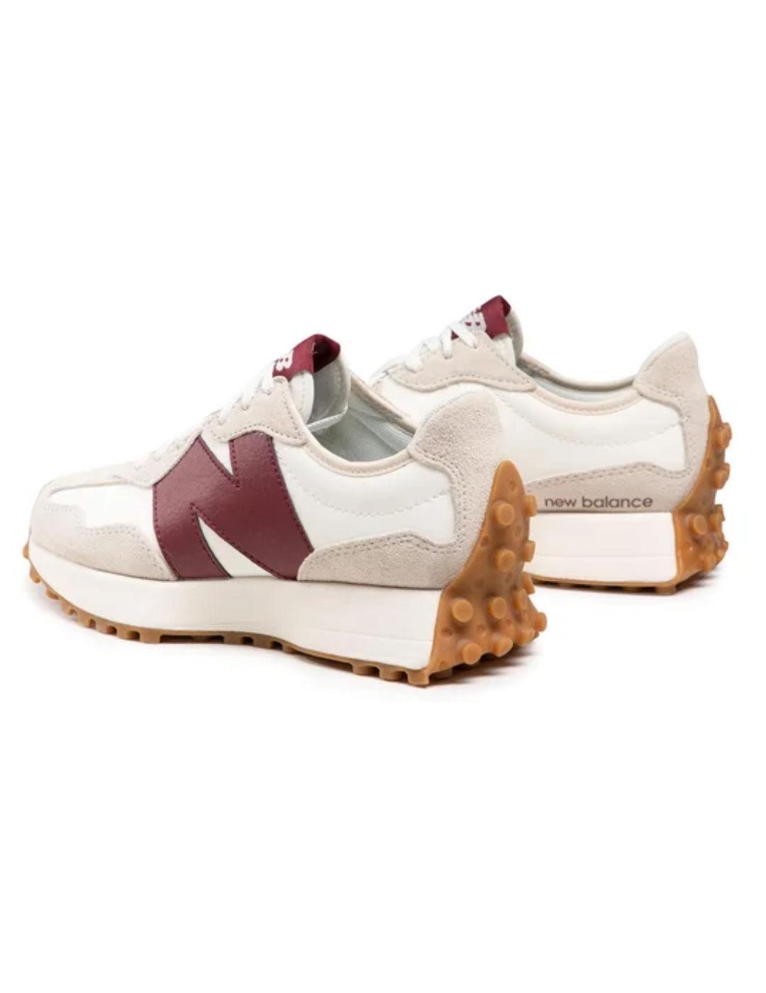 Zapatillas New Balance WS327KA blanco N granate unisex