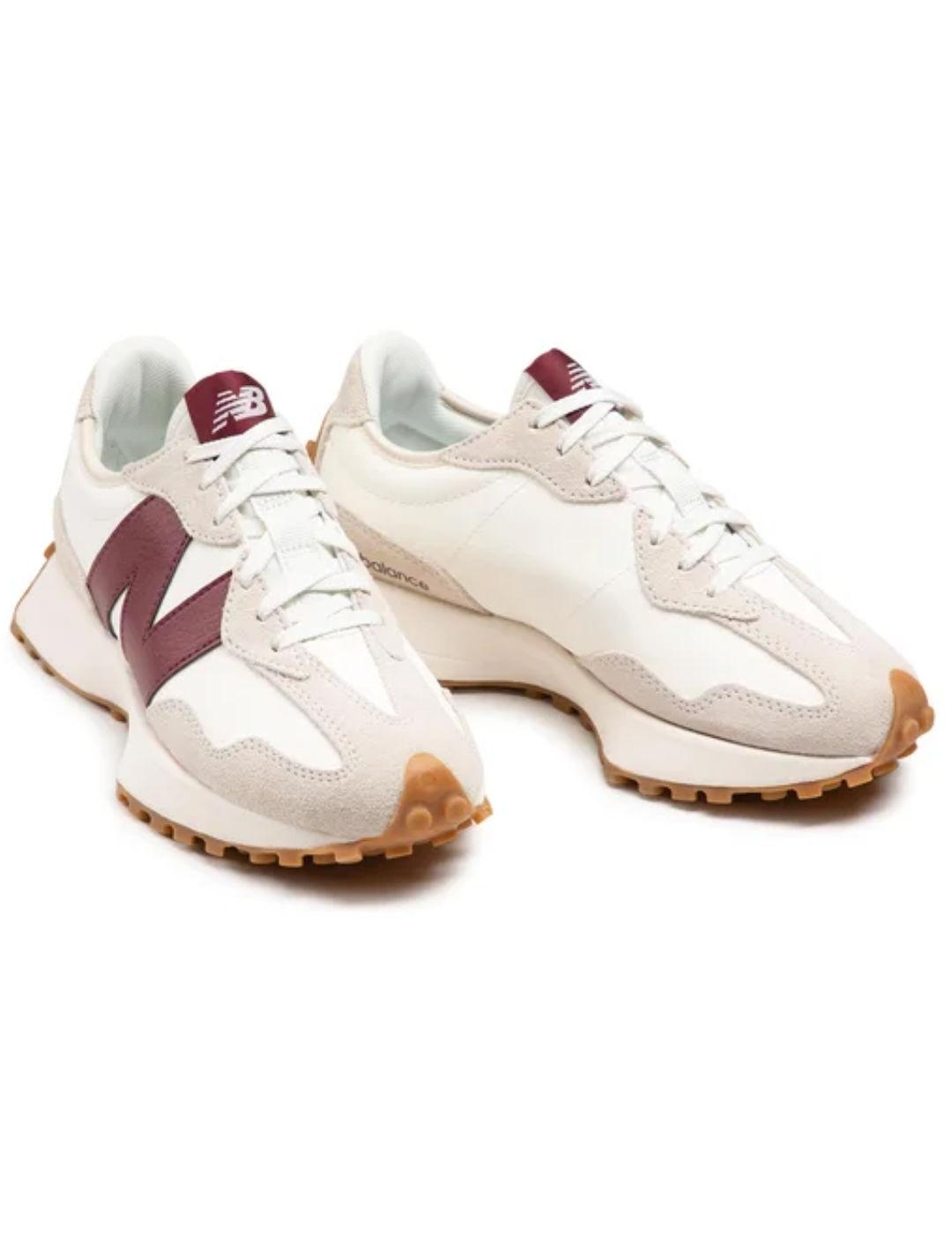 Zapatillas New Balance WS327KA blanco N granate unisex
