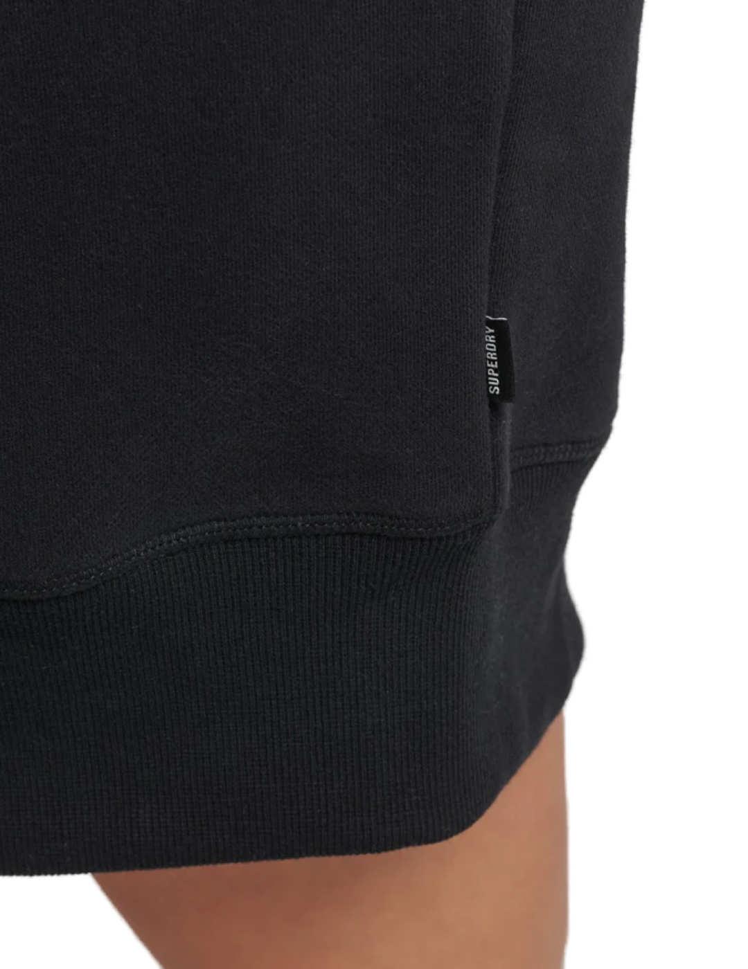 Vestido Superdry sudadera Logo negro para mujer-b