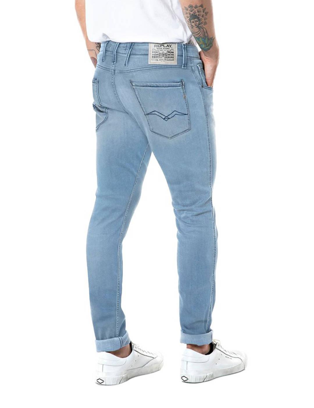 Vaquero Replay Anbass azul claro para hombre
