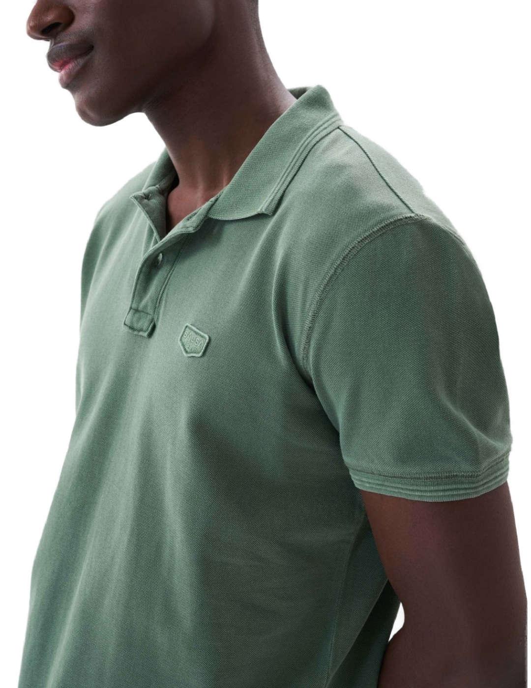 Polo Salsa verde menta para hombre-&