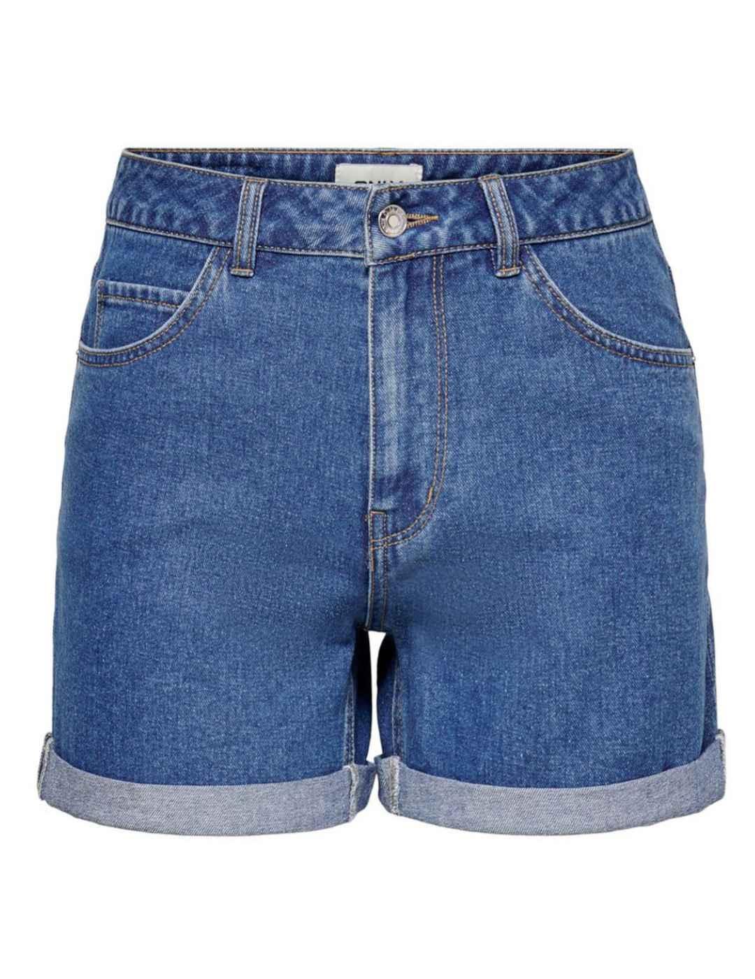 Short Only Vega azul medio de mujer-&