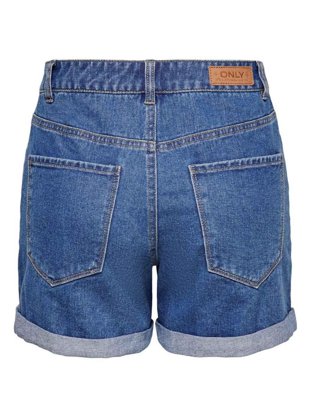 Short Only Vega azul medio de mujer-&