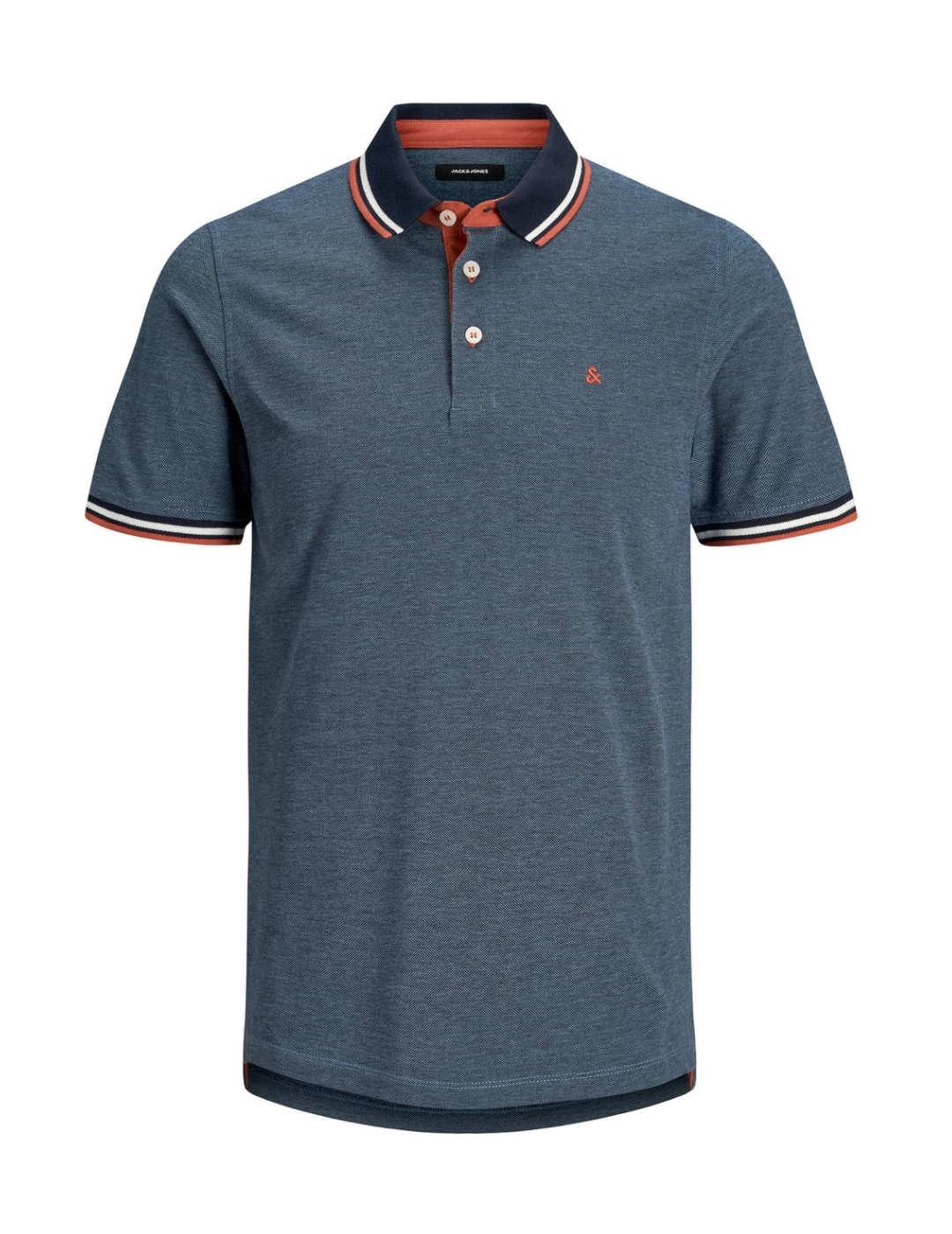 Polo Jack&Jones Paulos azul para hombre
