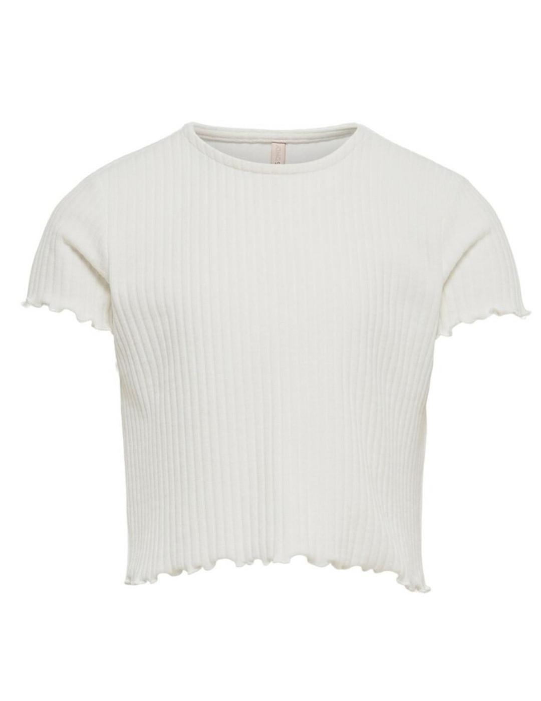 Top Only Kids Gnella blanco para niña-&