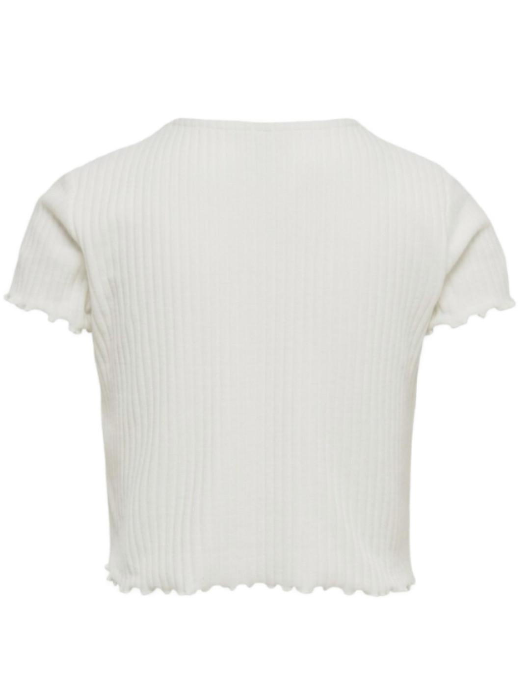 Top Only Kids Gnella blanco para niña-&