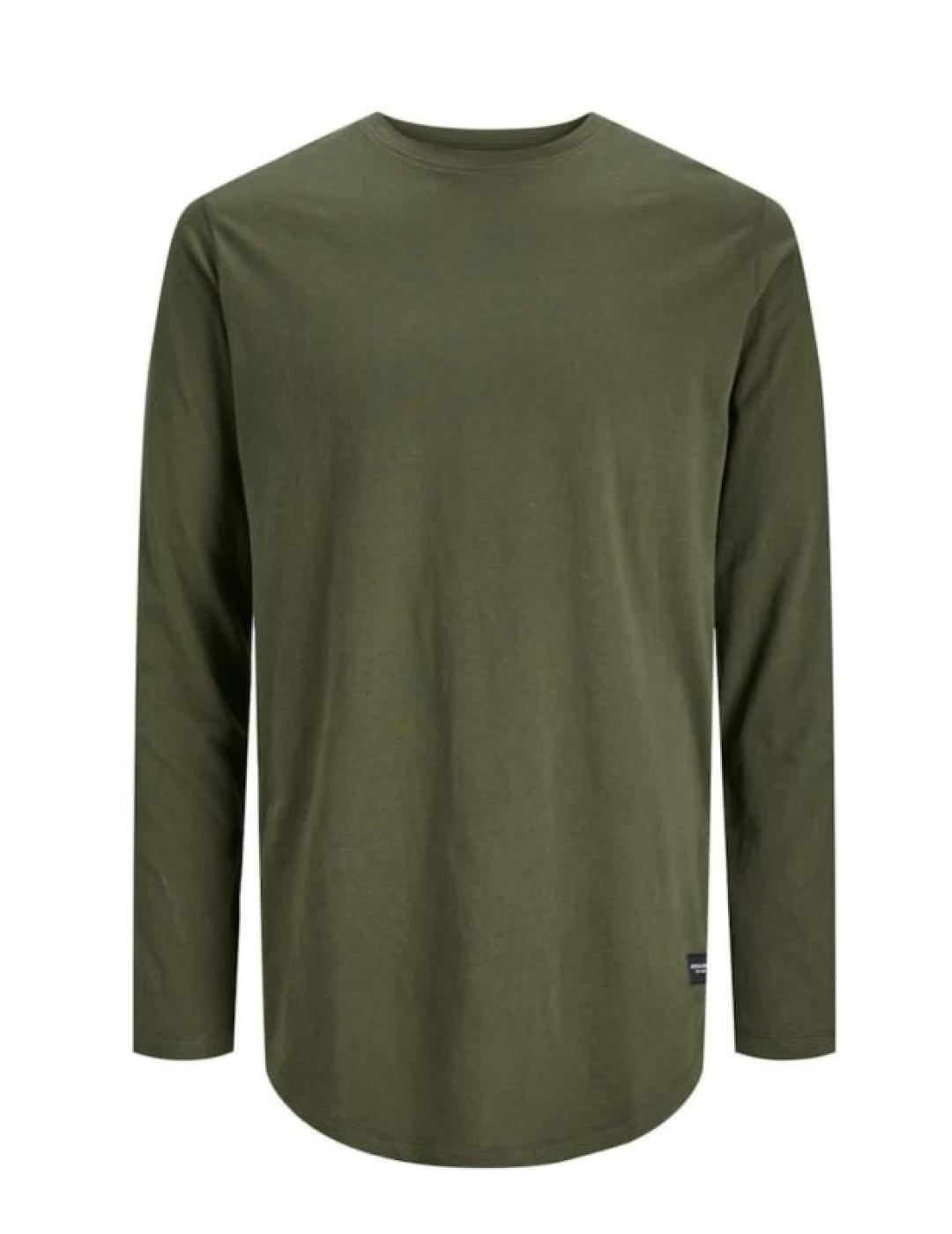 Camiseta Jack&Jones manga larga verde de hombre