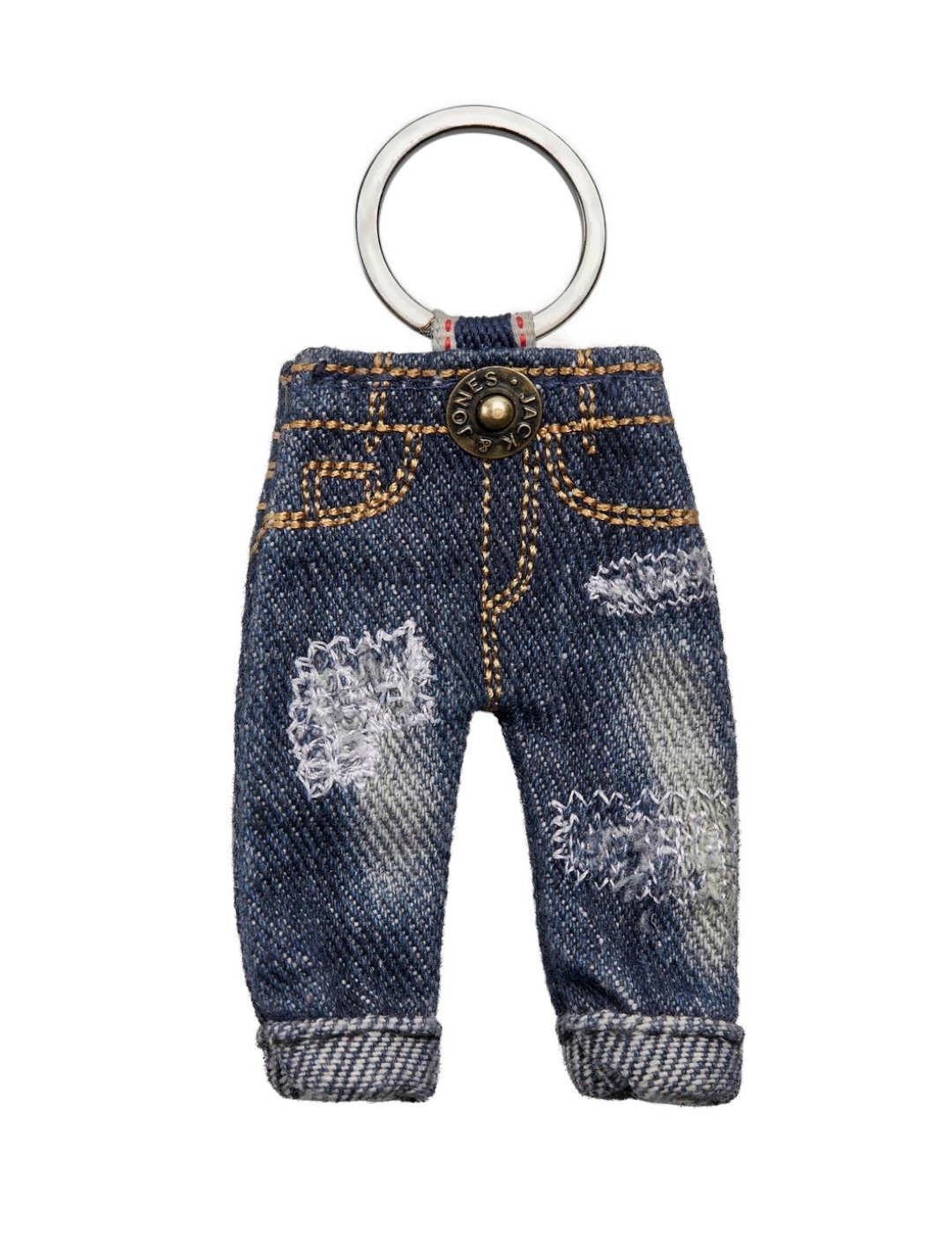 Llavero Jack&Jones de tela en forma de vaquero marino unisex