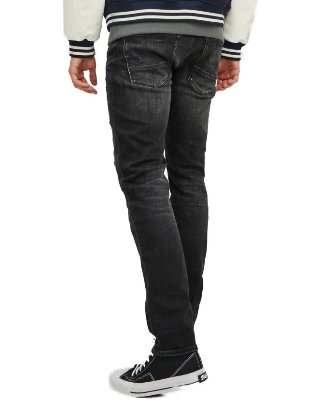 Pantalón vaquero Jack&Jones Glenn negro roto para hombre