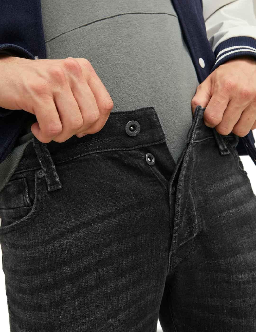 Pantalón vaquero Jack&Jones Glenn negro roto para hombre