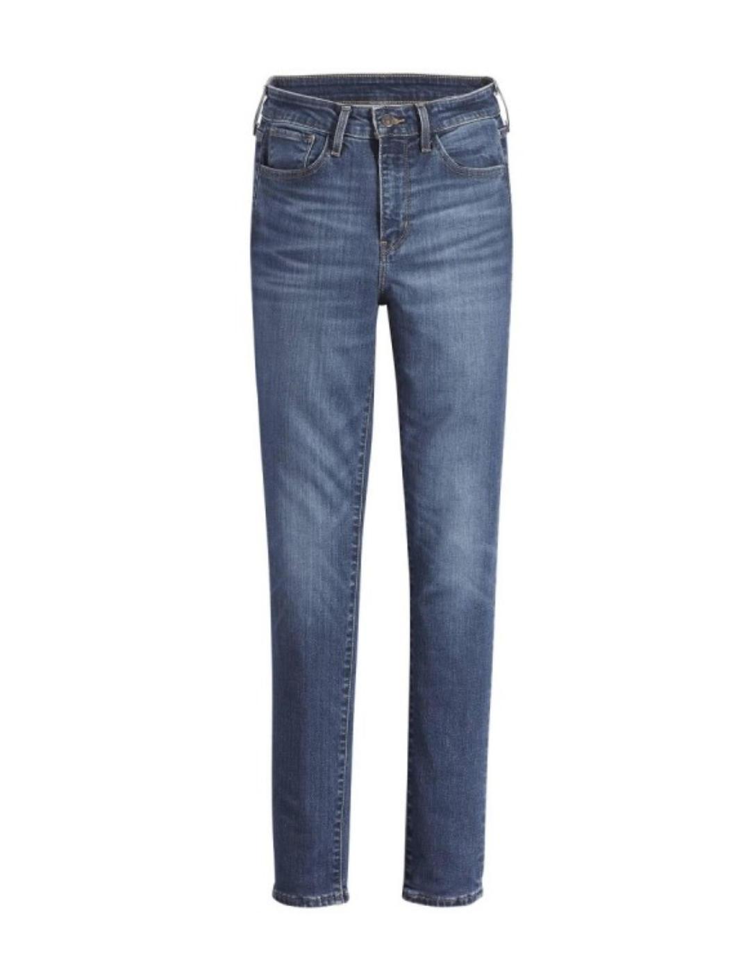 Vaqueros Levi's 724 slim straight azul de mujer-Sg