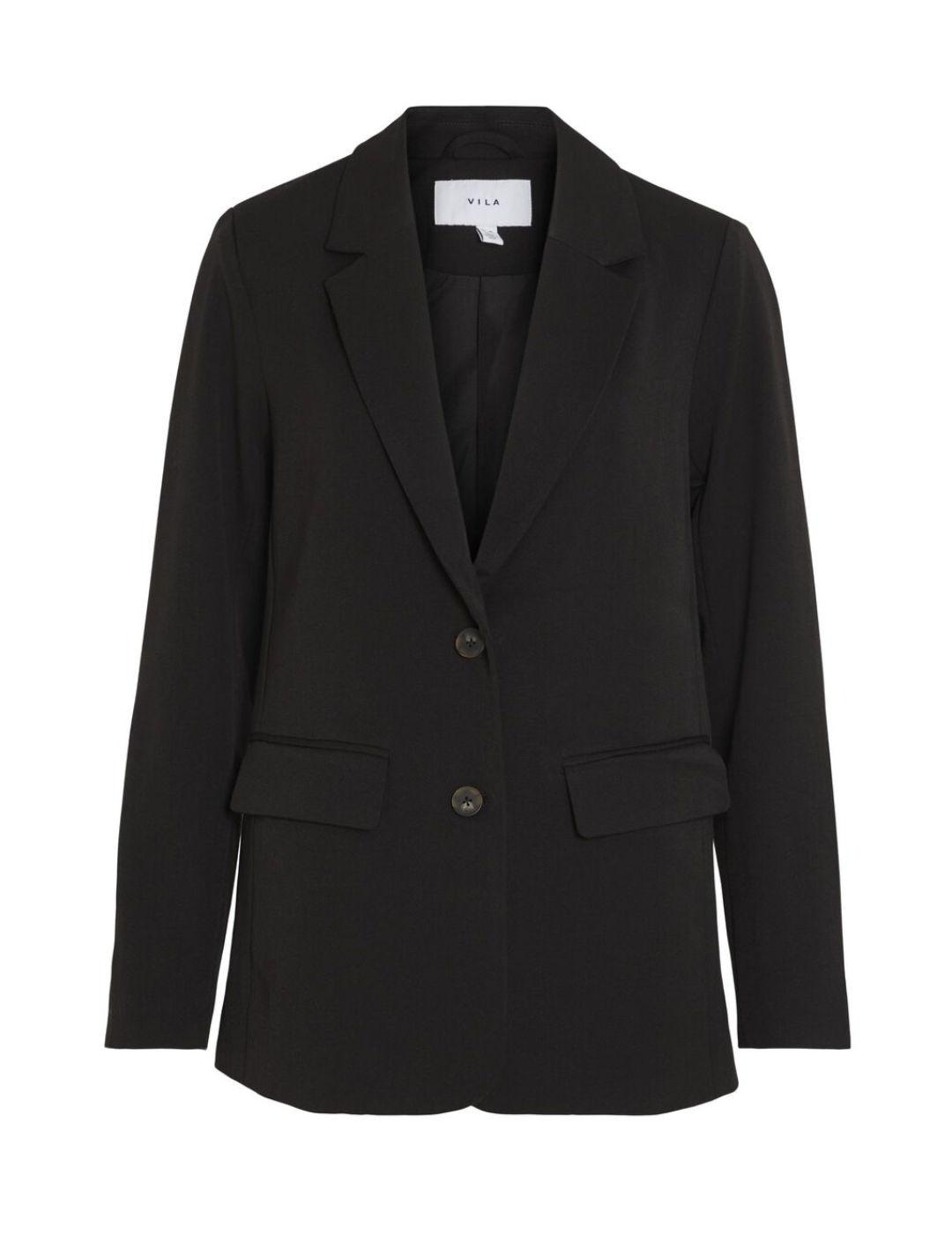 Chaqueta blazer Vila Arone negro loose fit para mujer