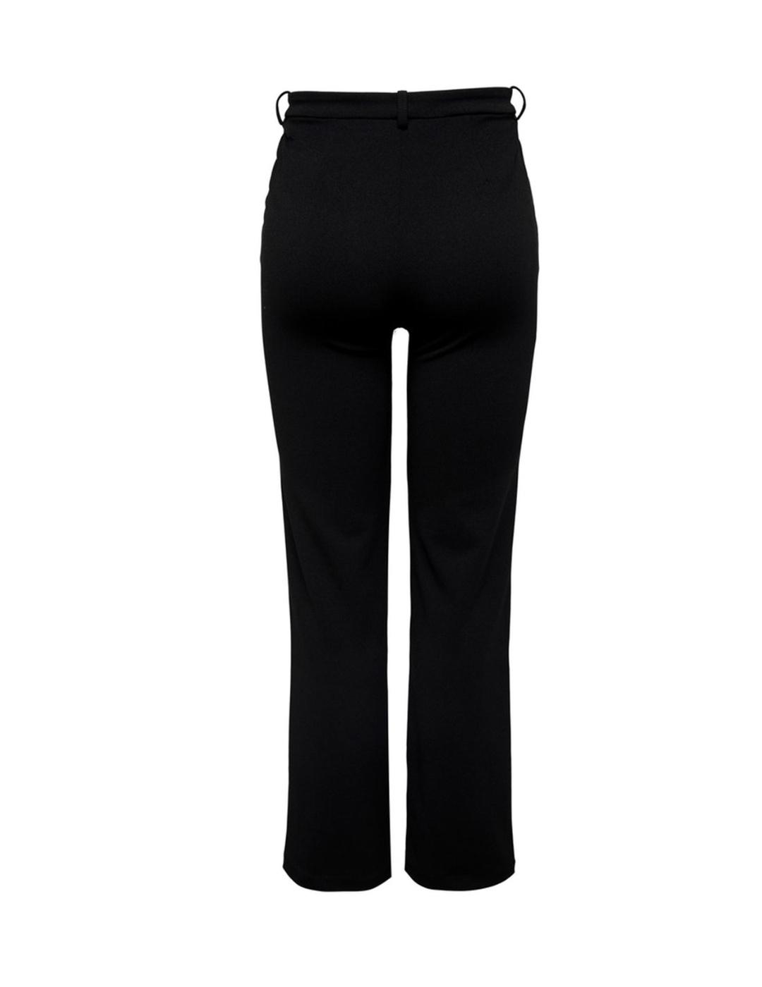 Pantalón Only Raffy recto negro de mujer-&