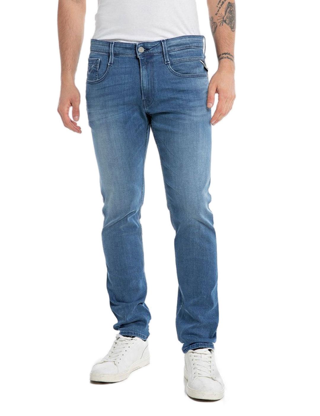 Vaquero Replay Anbass azul medio para hombre