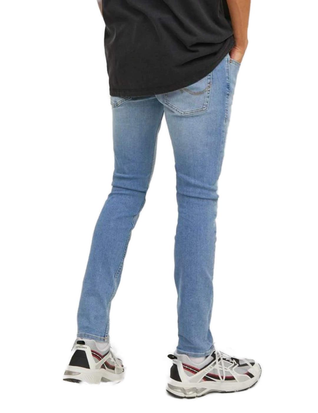 Pantalón vaquero Jack/df01Jones Liam skinny azul claro de hombre