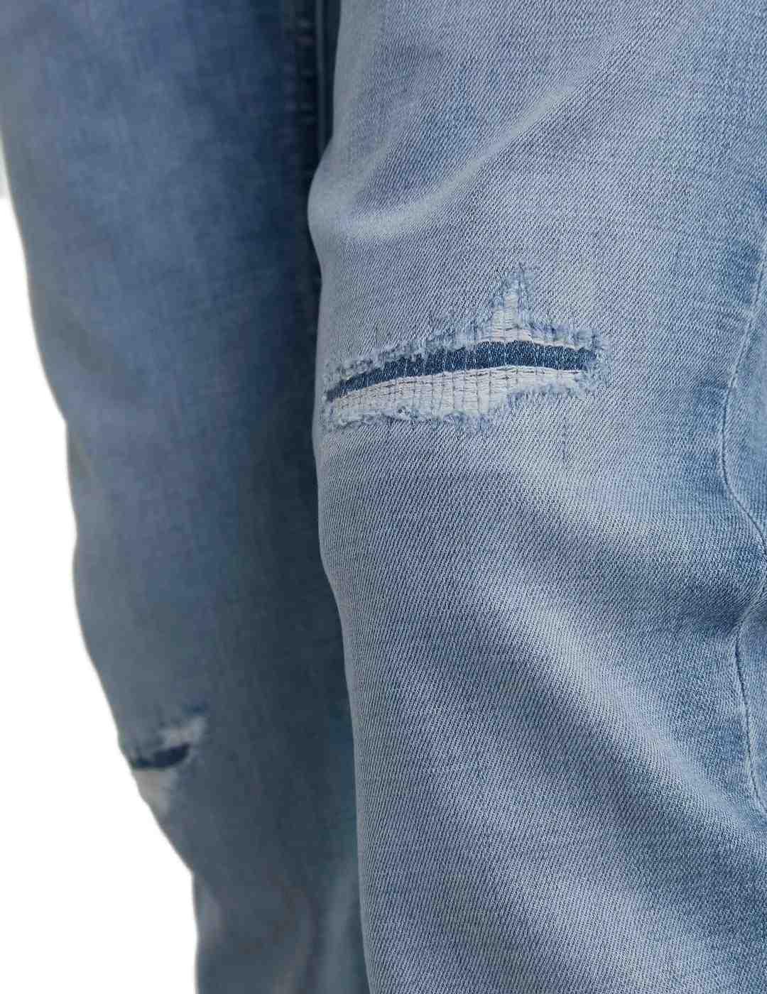 Pantalón vaquero Jack/df01Jones Glenn slim azul claro hombre