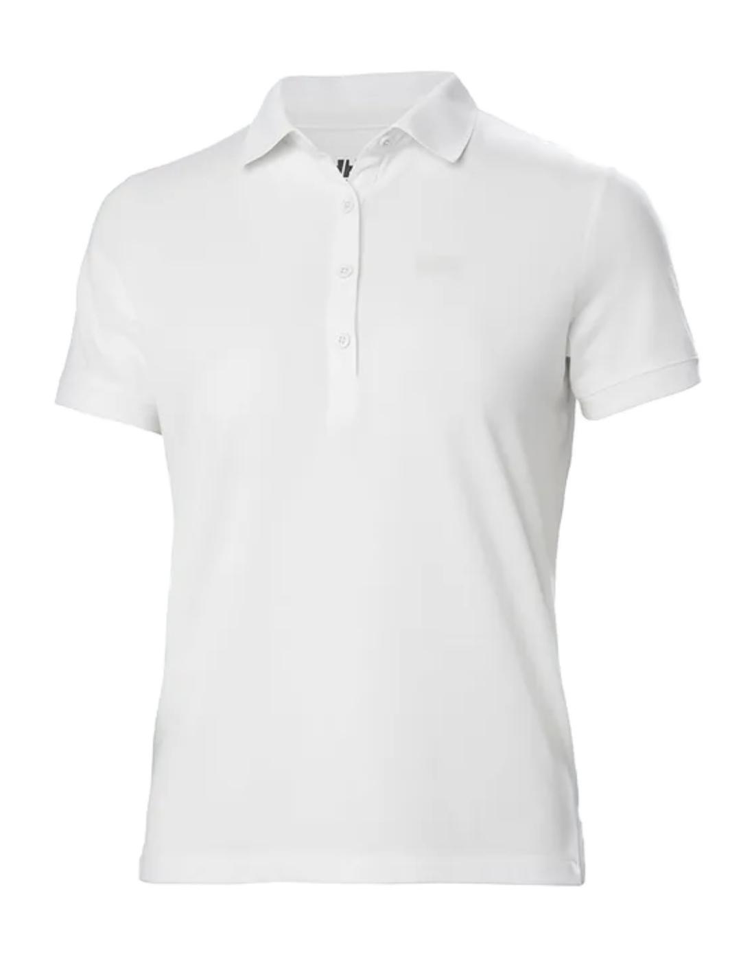 Polo Helly Hansen Siren blanco manga corta para mujer