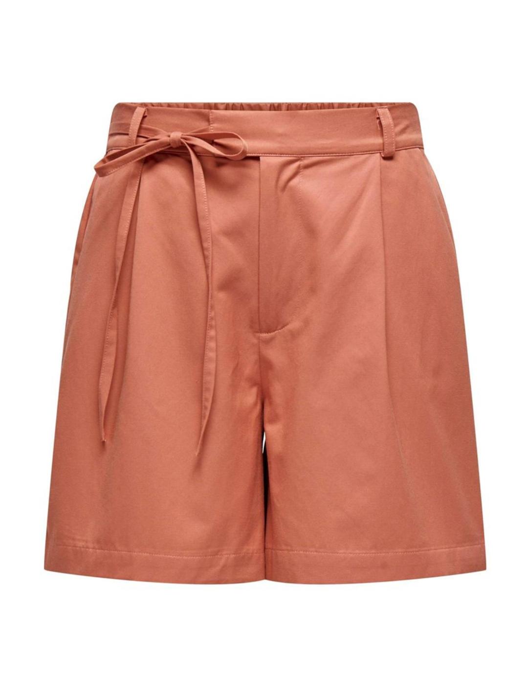 Short Only Liebe cobre de tela con pinzas para mujer