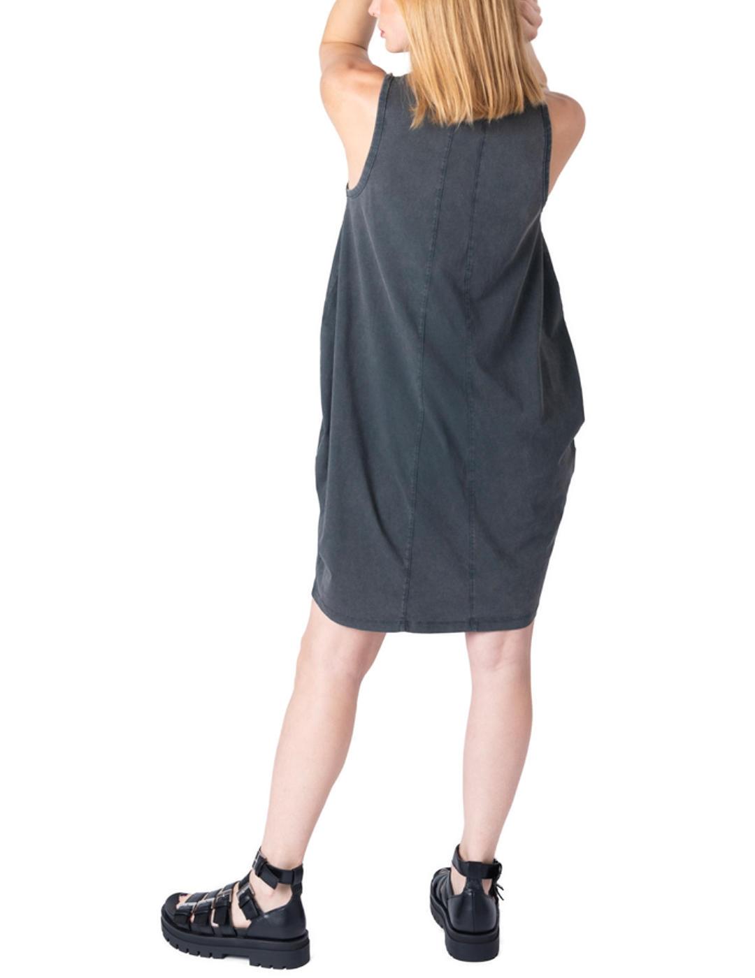 Vestido Animosa Rompiendo Puas gris tirantes para mujer