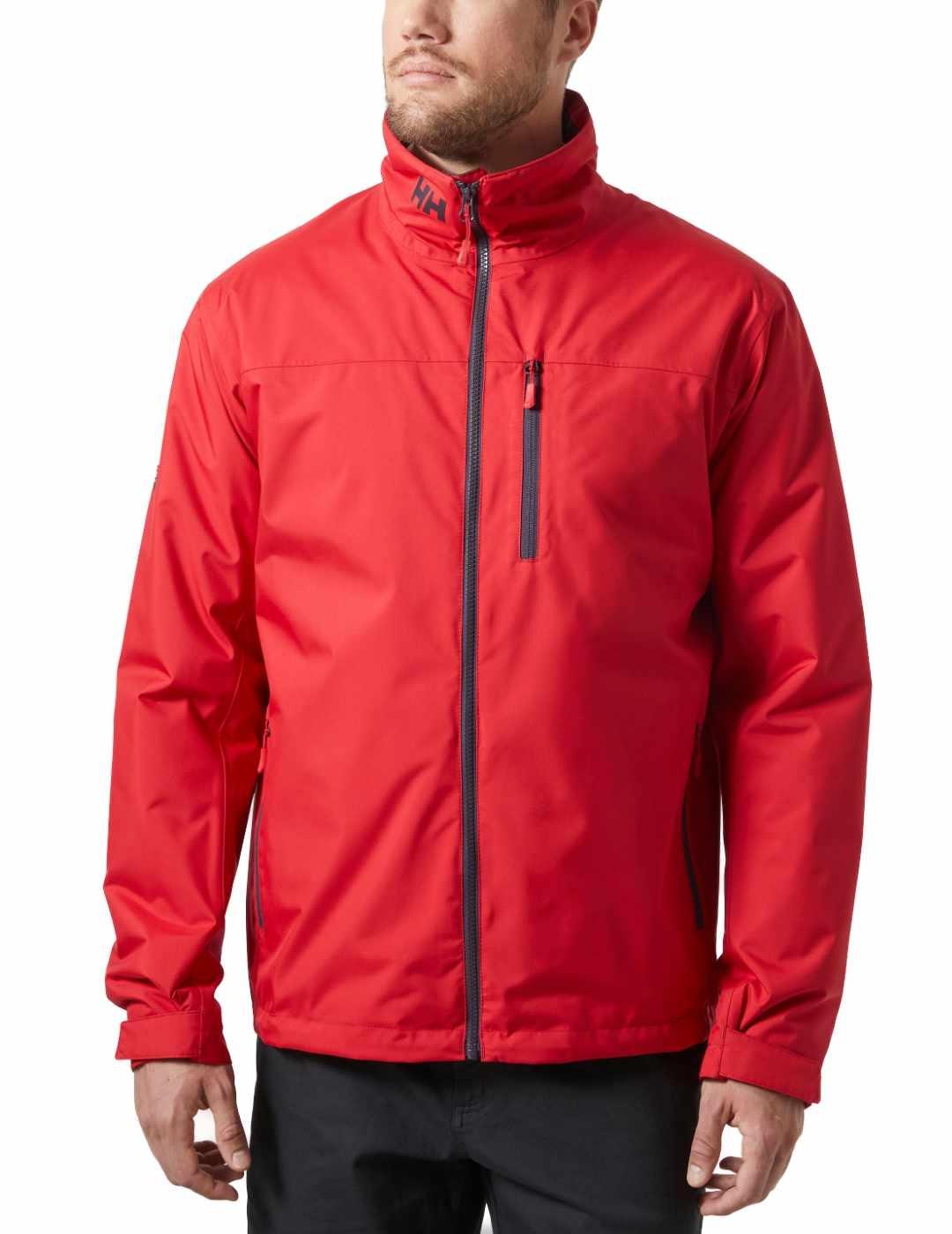 Chaqueta Helly Hansen Crew Midlayer rojo para hombre